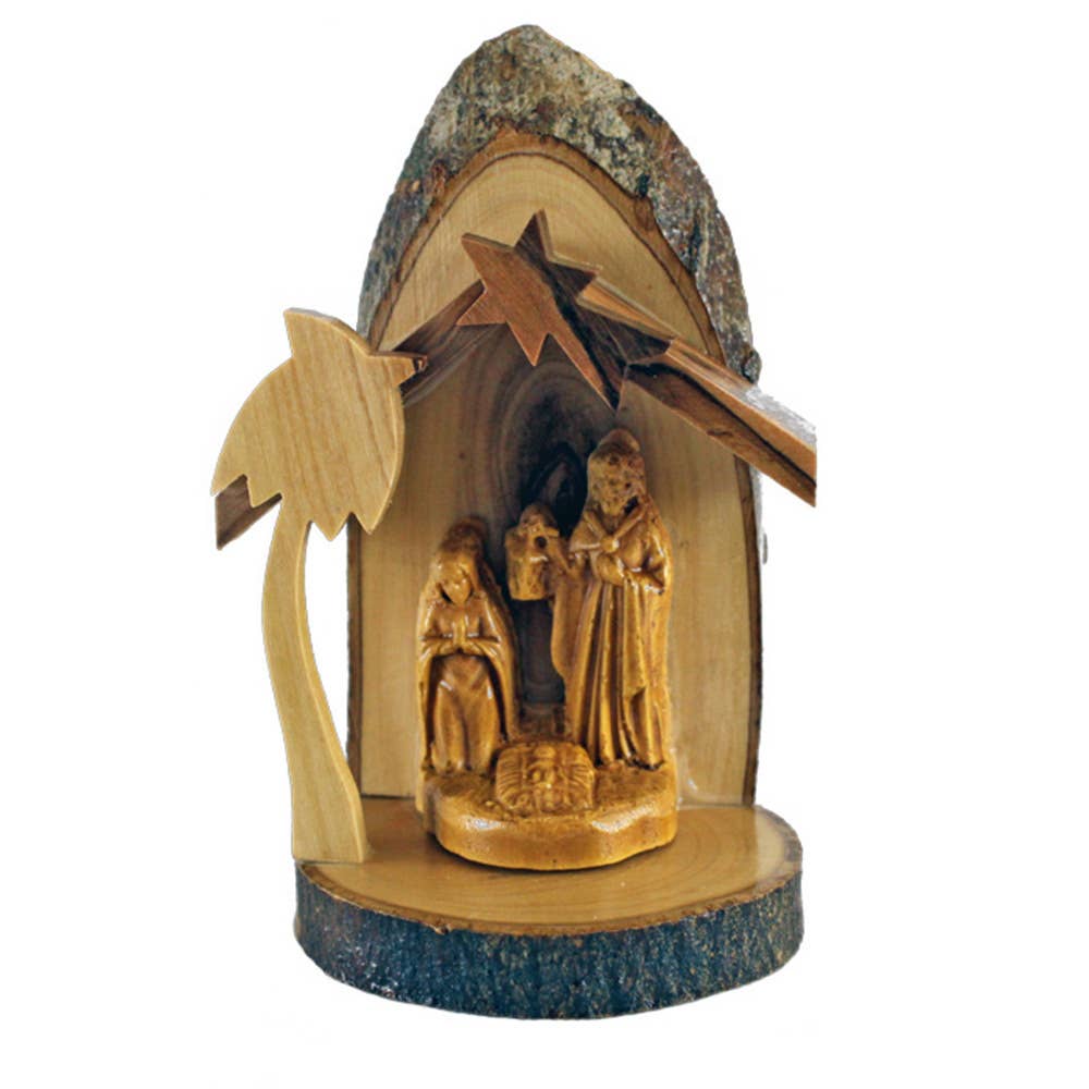Petite Olive Wood Christmas Nativity