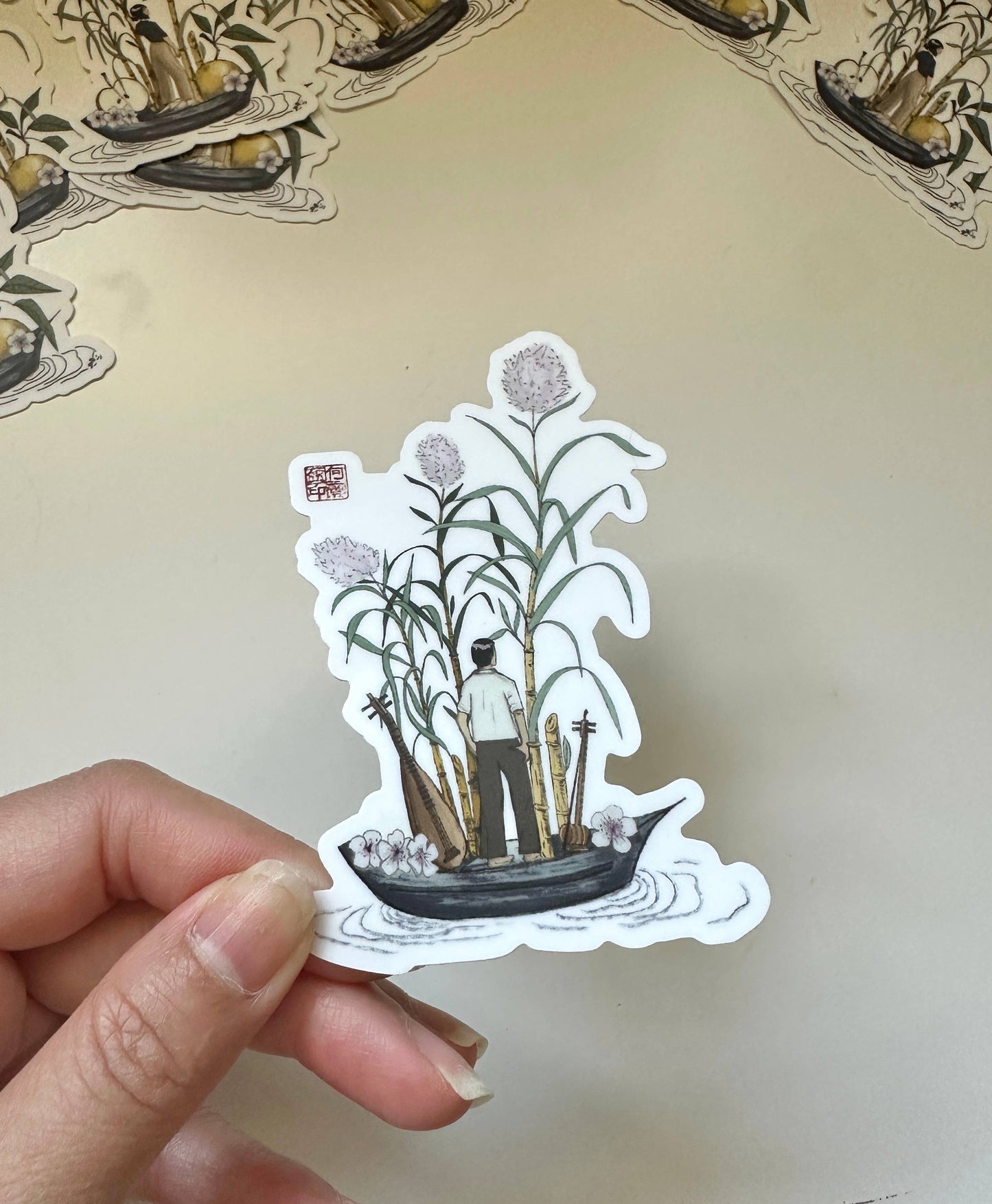 Boat People Sticker | Vietnamese Refugee Sticker | 4"