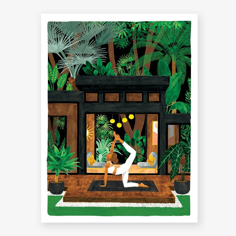 Yoga Terrasse Print