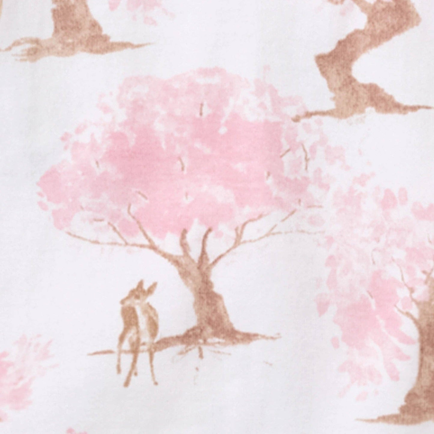 Cherry Blossom Tree Organic Cotton Two-Piece Pajamas