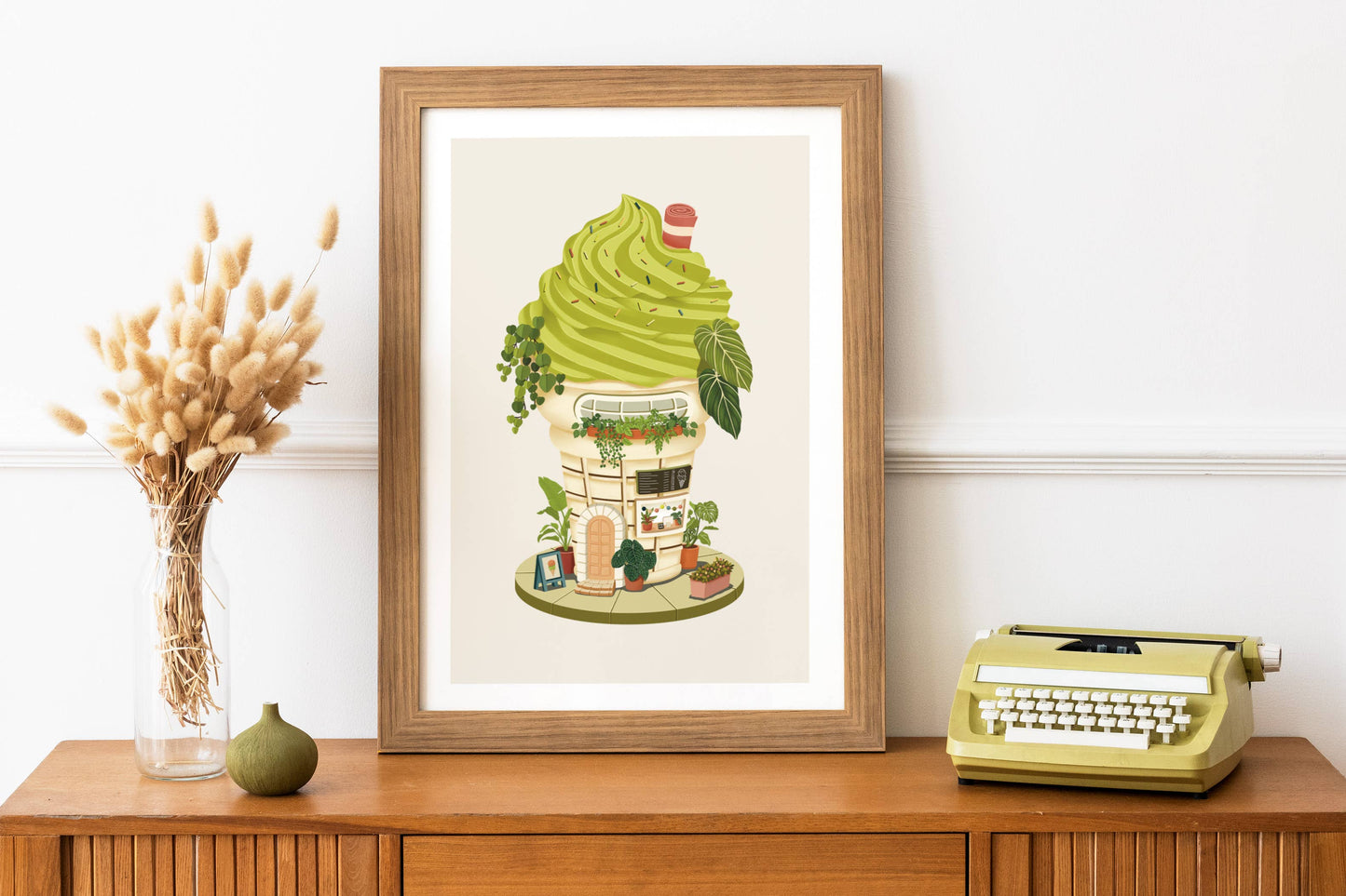 Ice Cream Shop Art Print