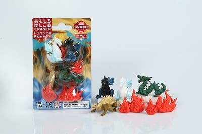 383801 Iwako Dragons Erasers Card-1
