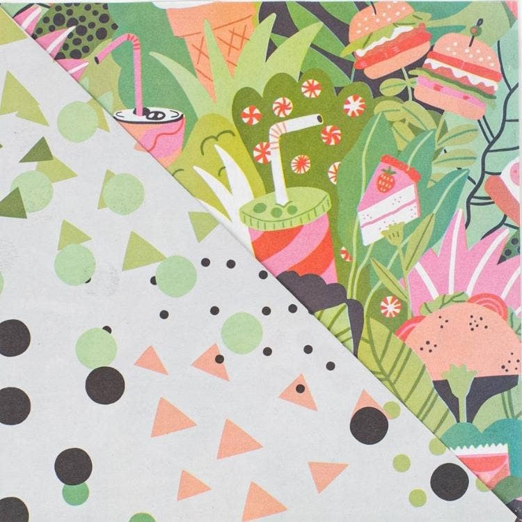 Plants 'n Junk • Double-Sided • Everyday Eco Wrapping Paper