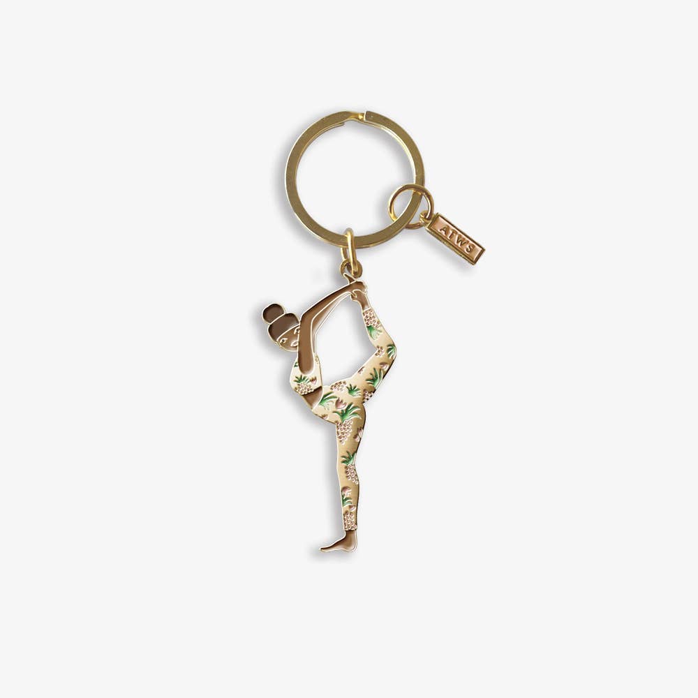 Yoga Keychain