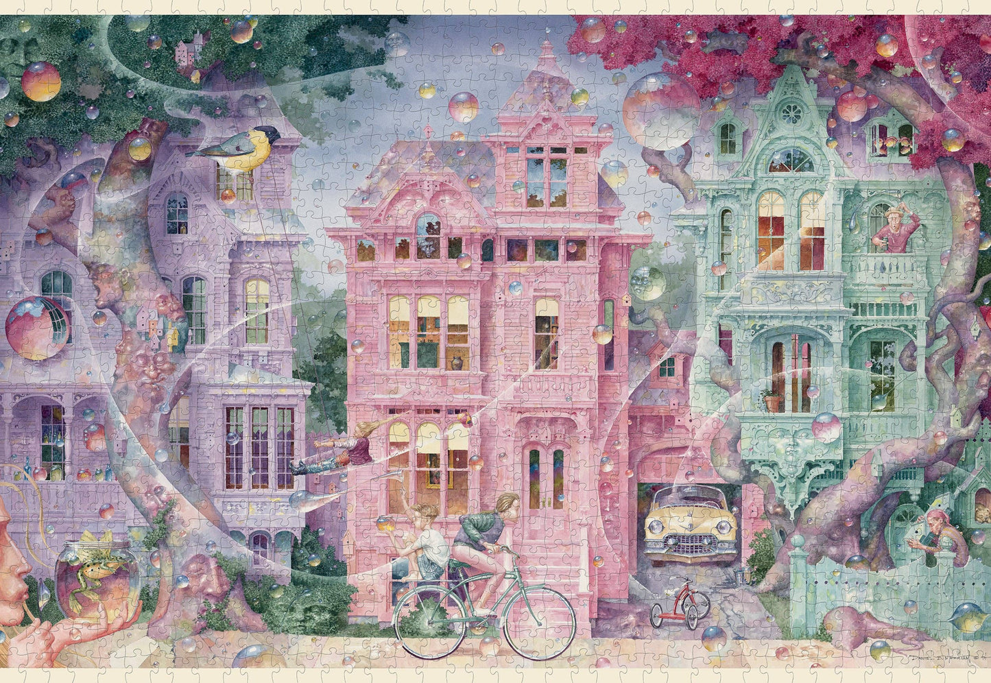Daniel Merriam: Bubble Street 1000-Piece Jigsaw Puzzle