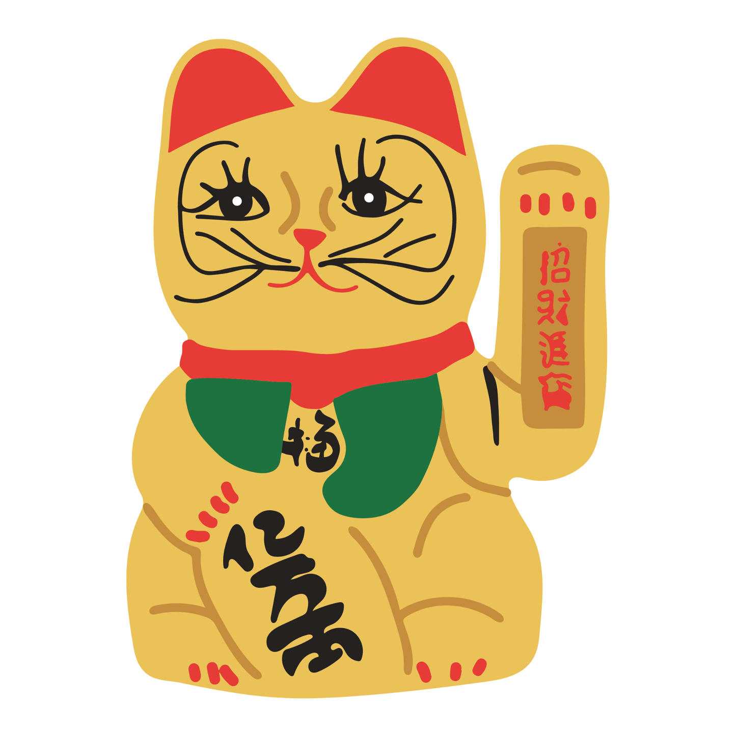 LUCKY CAT unisex graphic t-shirt