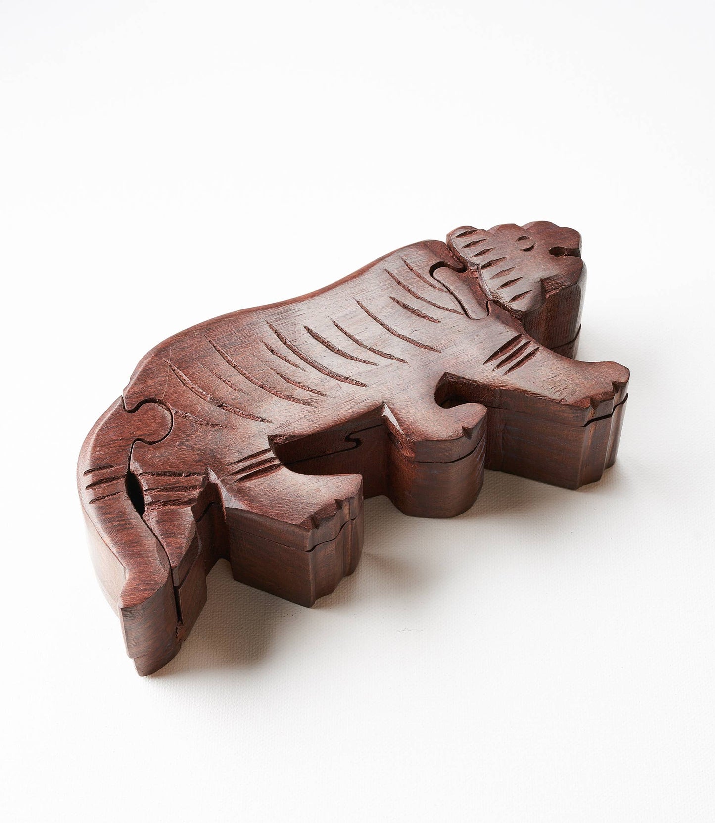 Tiger Puzzle Box - Men's Gift, Sustainable Wood
