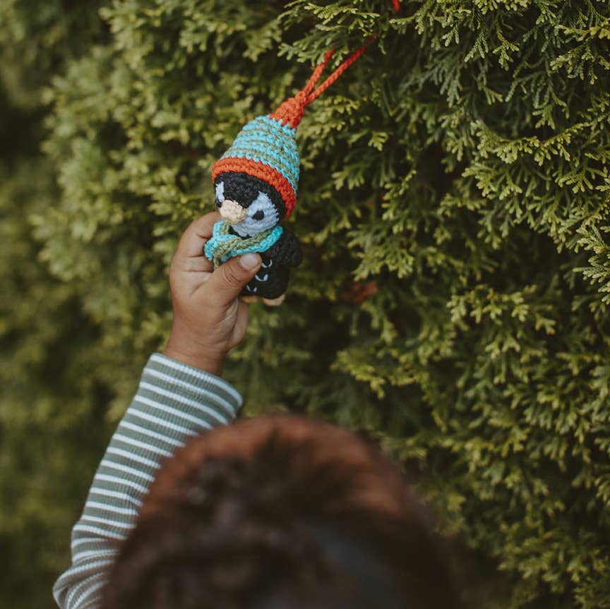 Penguin Christmas Ornament - Handmade Heirloom