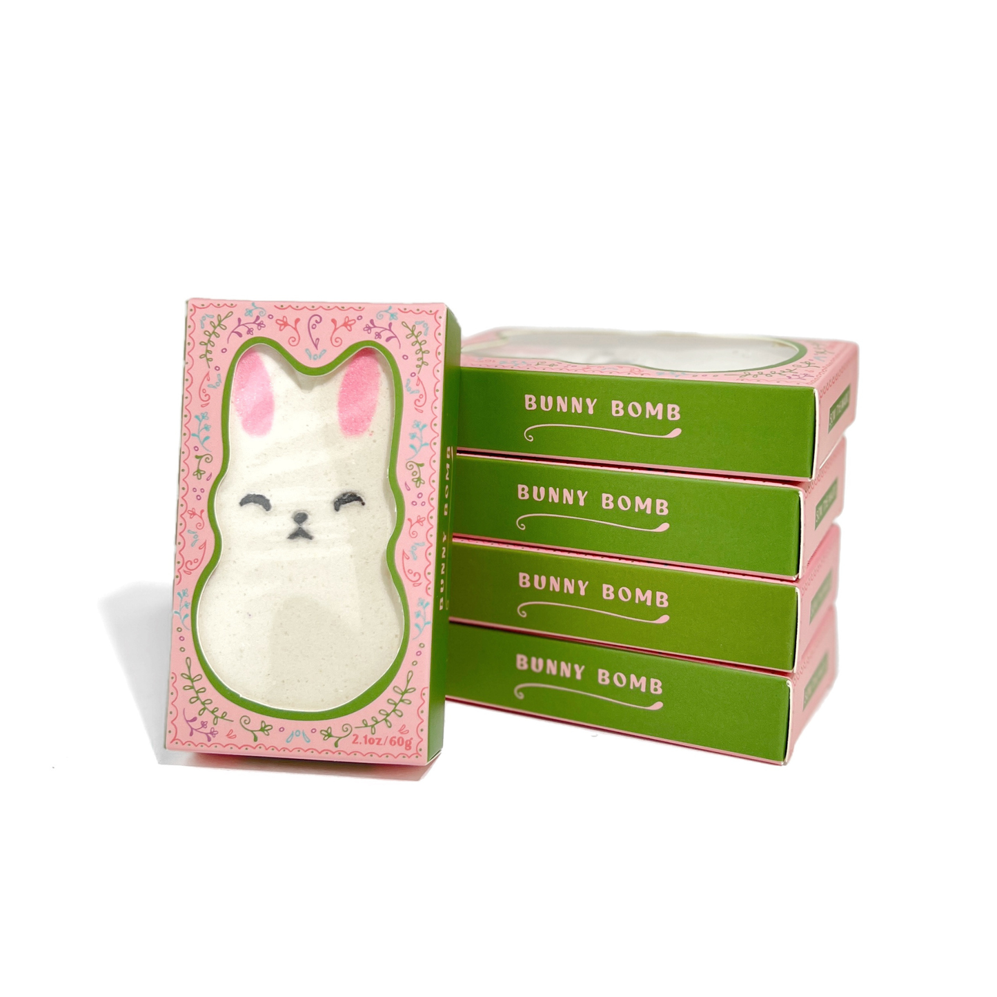 Little Bunny Strawberry Bath Bomb with Shea Butter