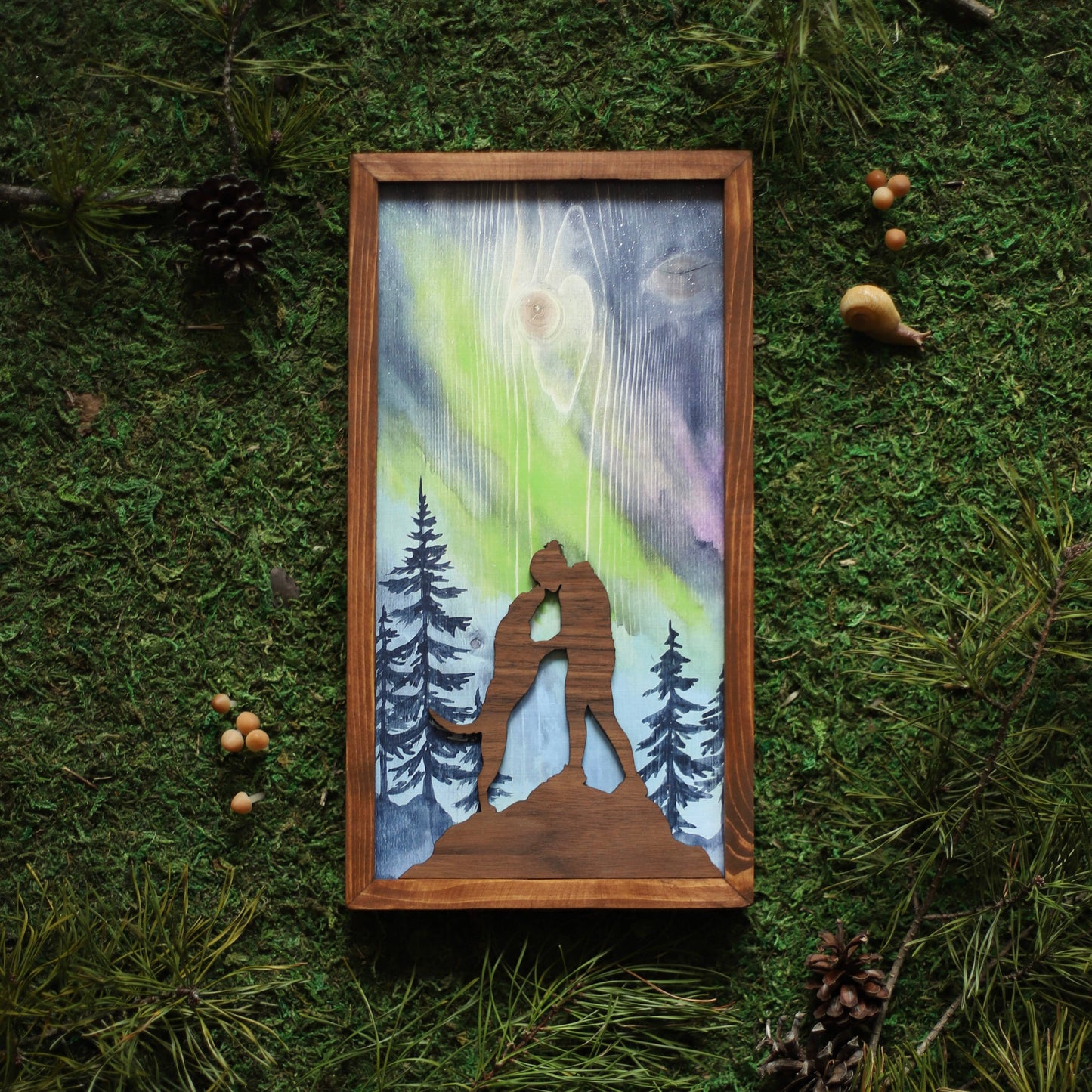 "A Dog's Love" Mixed Media Wall Art