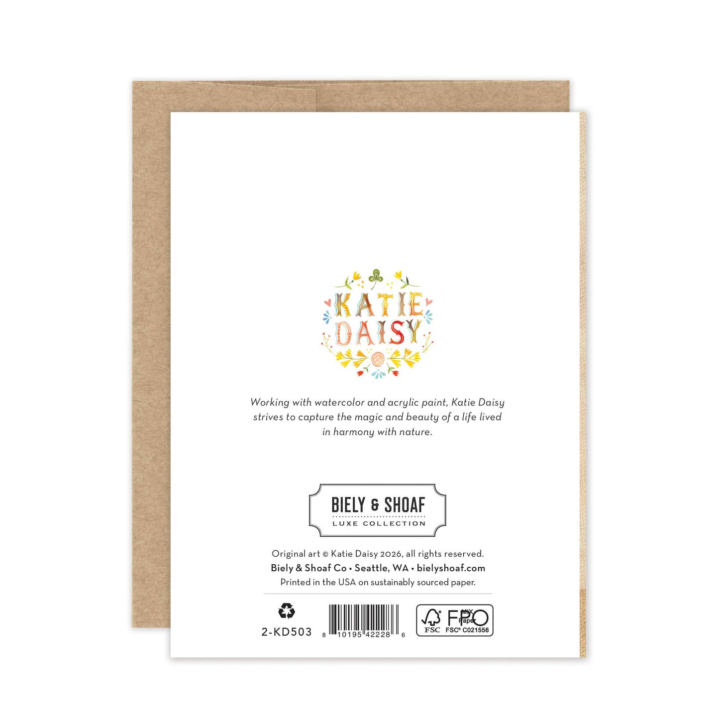 Watering Can Thank You - Luxe A2 Card