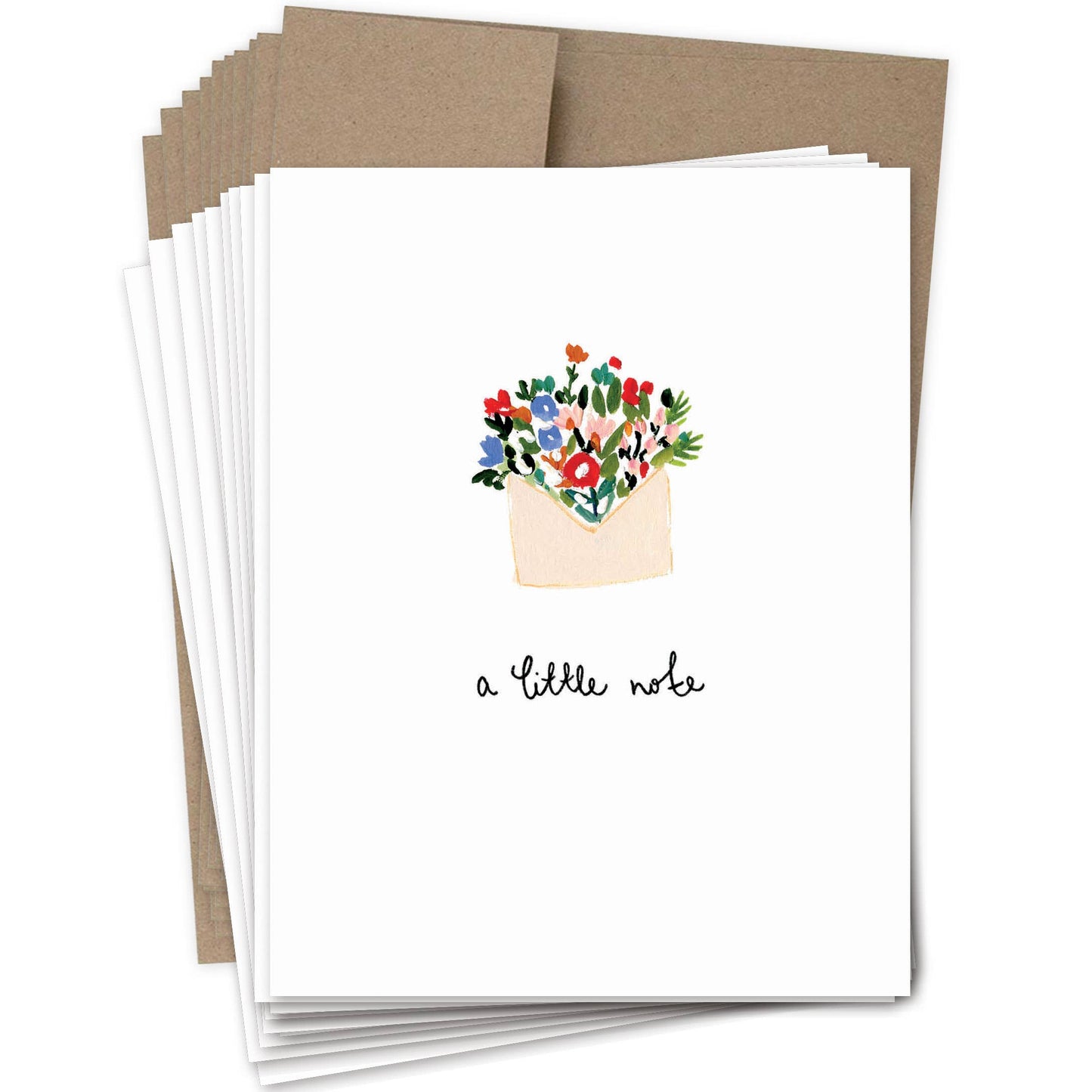A Little Note Boxed Notecard - Set Of 10