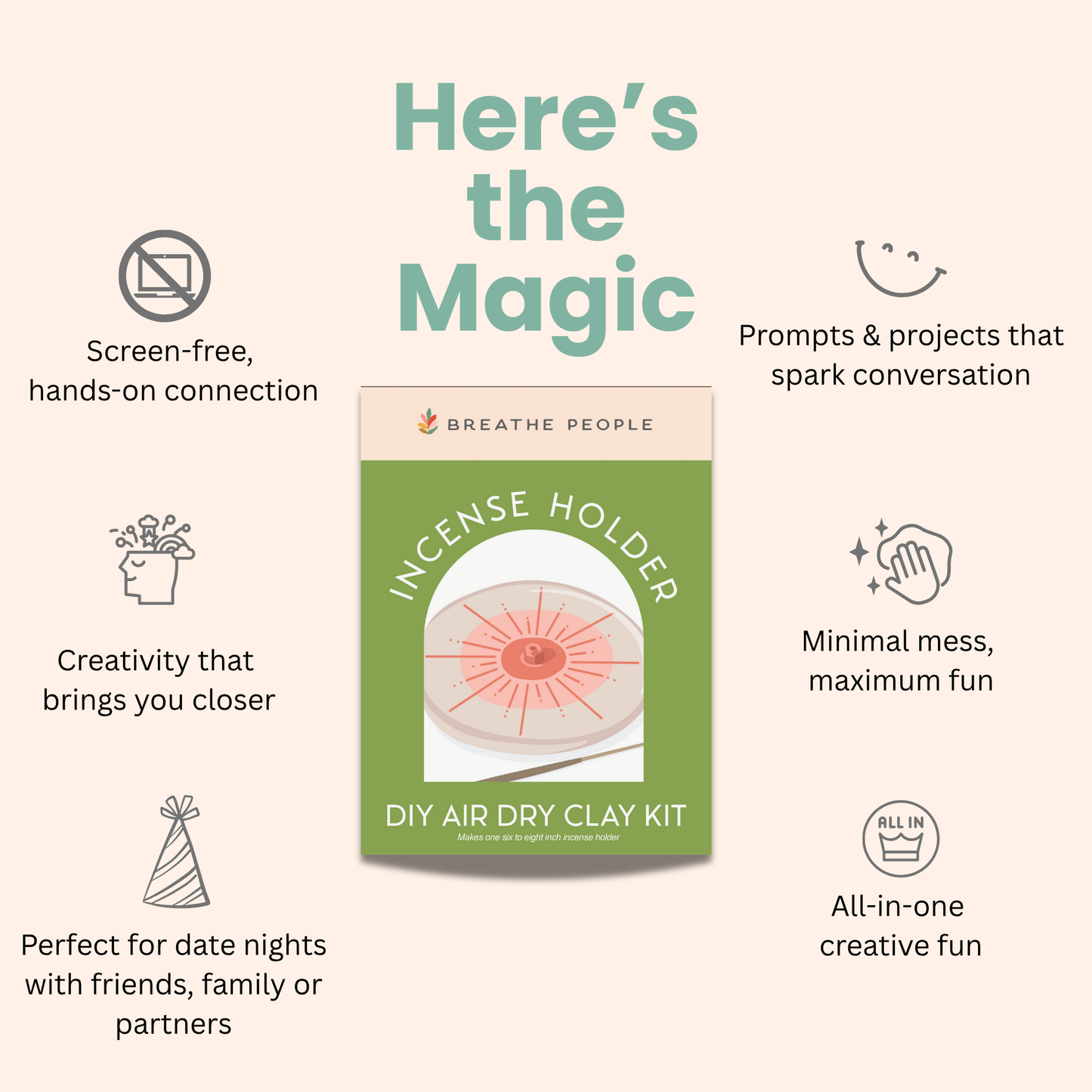 DIY Air Dry Clay Kit- Make Your Own Trinket Dish