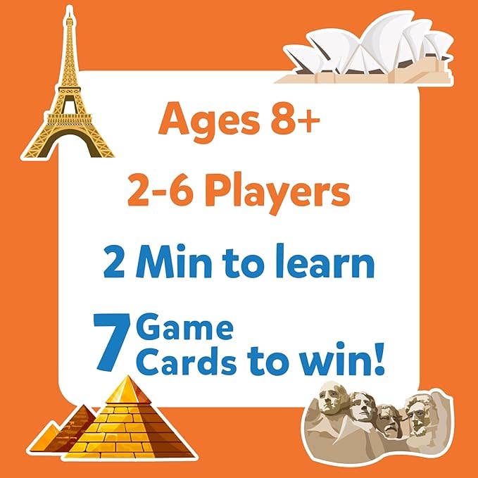 Skillmatics Guess in 10 Countries of The World Card Game