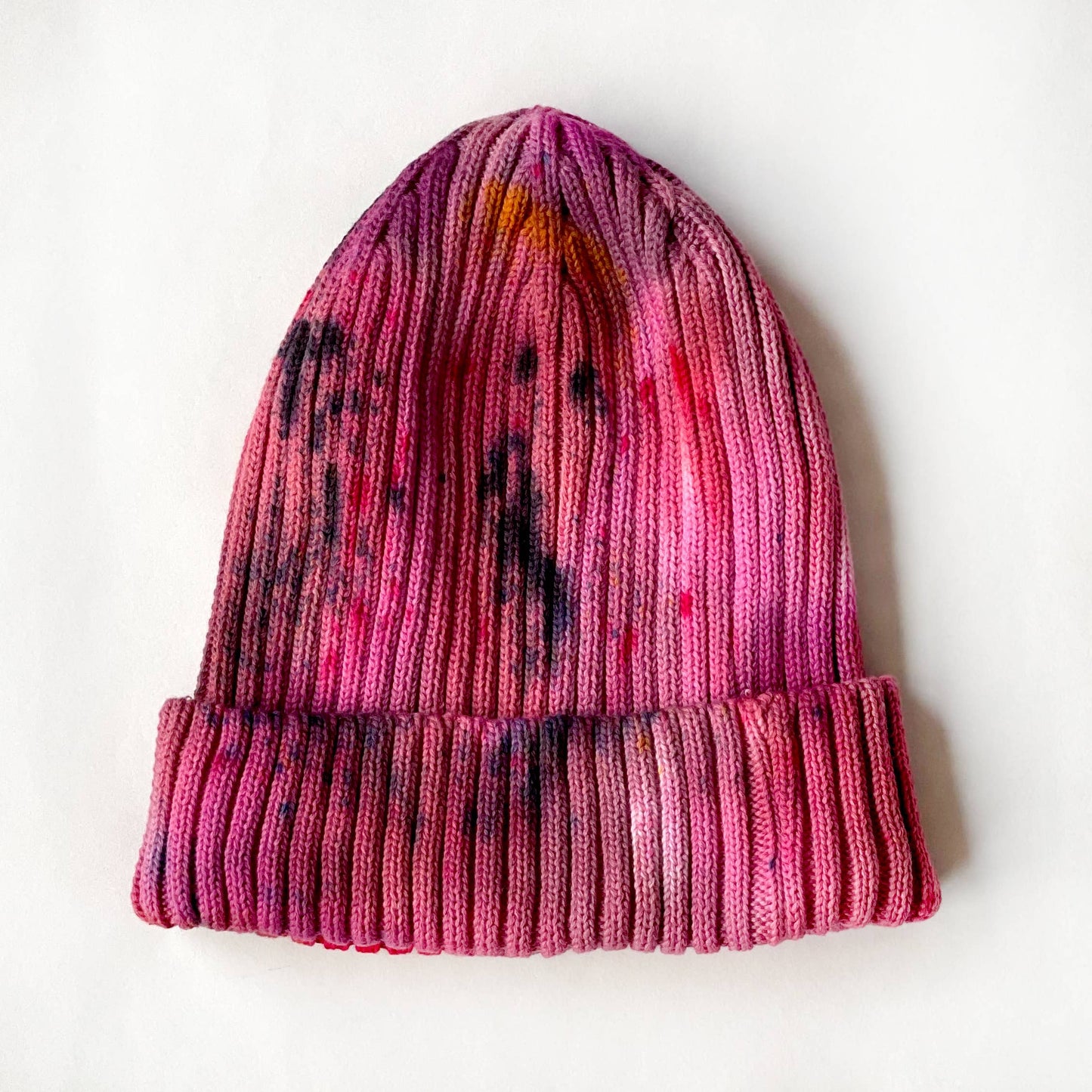 Heart Hand-dyed Beanie Hat