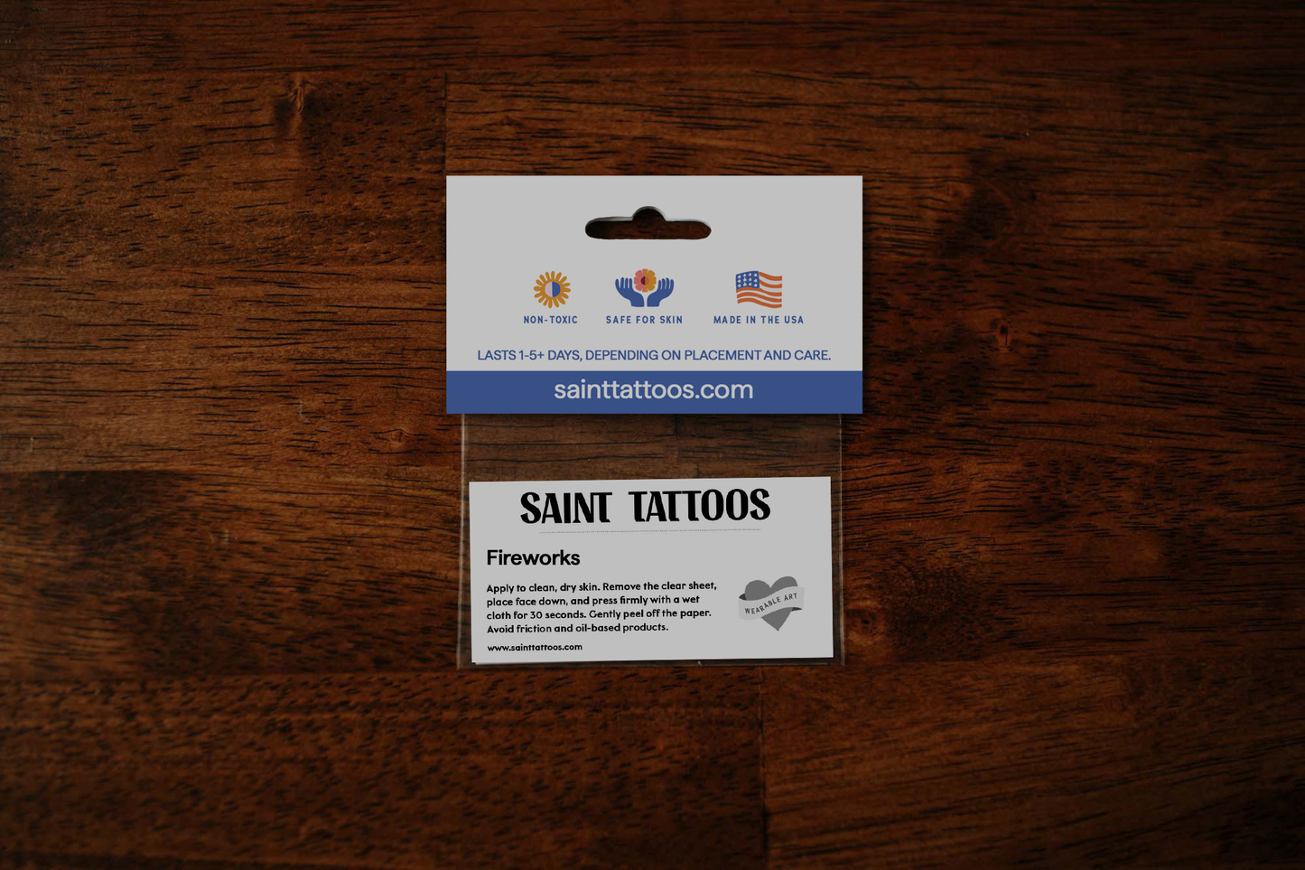 Fireworks Temporary Tattoos