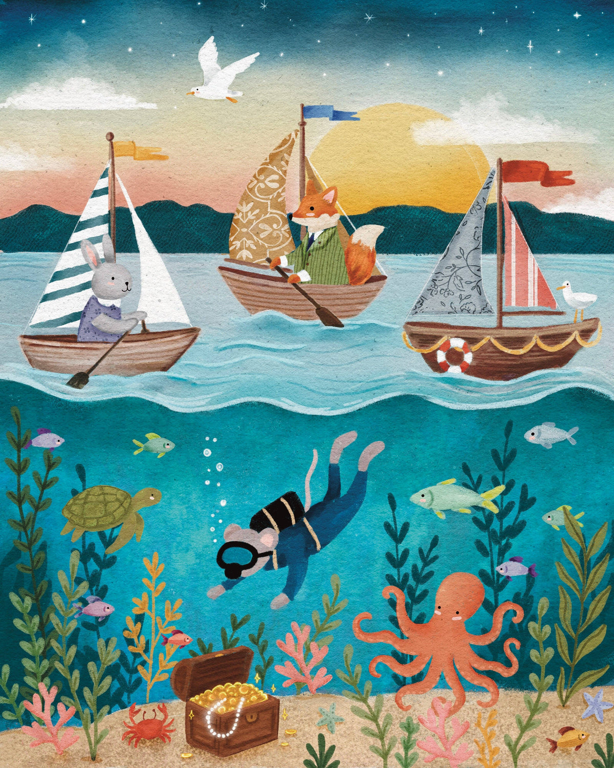 Ocean Explorers 40 Piece Mini
