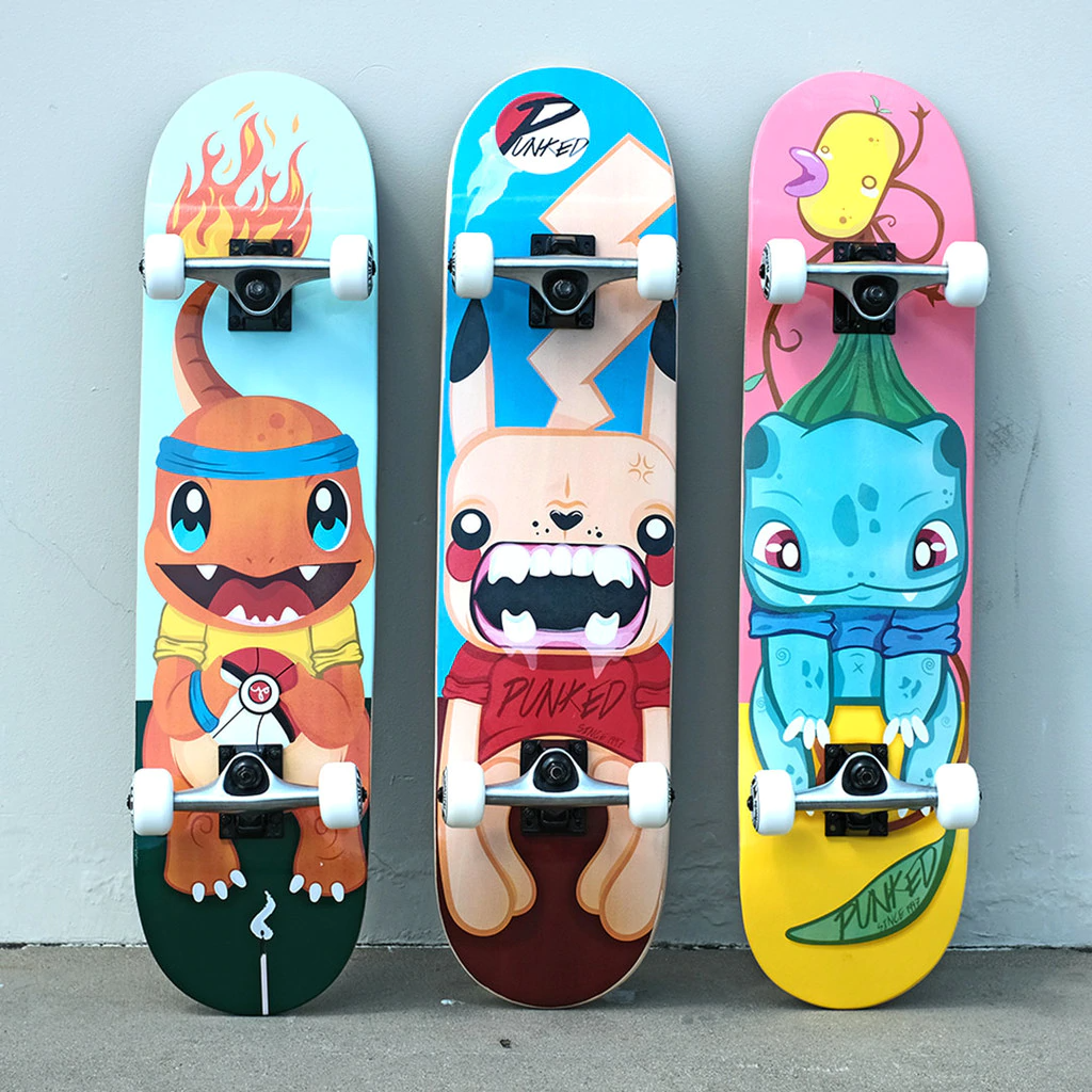 Graphic Complete Skateboard 7.75" - Charm