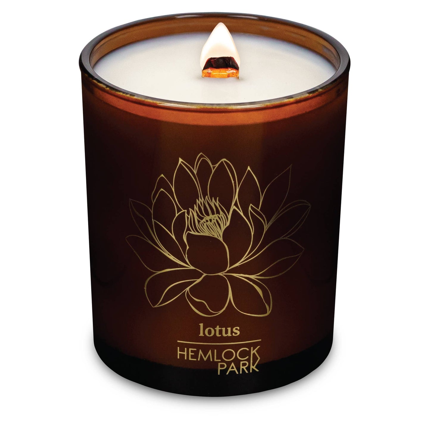 Lotus | 7.2 oz Amber & Gold Candle