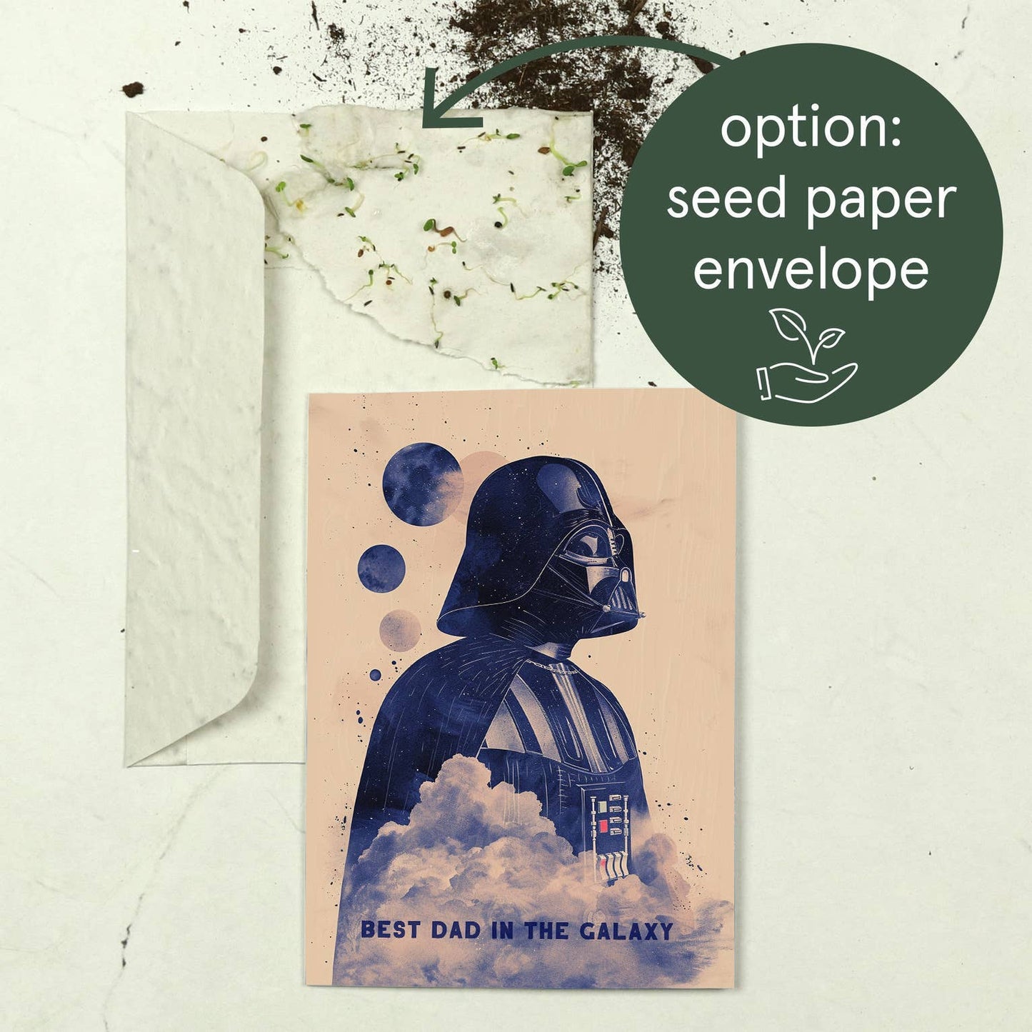 Best Dad in the galaxy | Father's Day Card