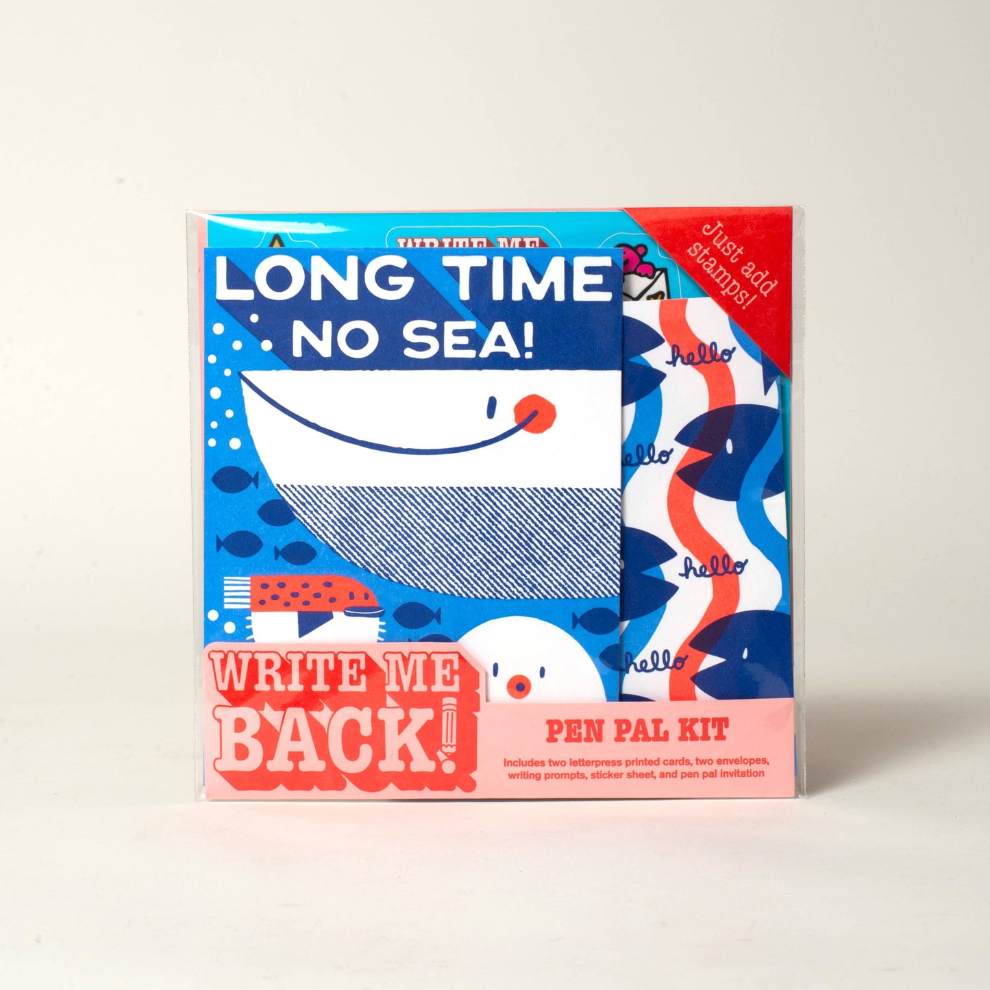 Long Time No Sea Letter Writing Write Me Back Pen Pal Kit