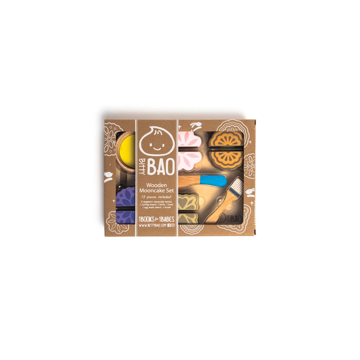 Bitty Bao Wooden & Magnetic Mooncake Toy Set