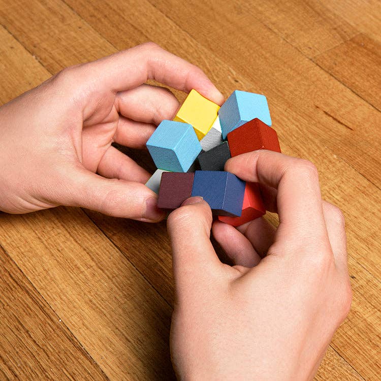Elasti Cube 3D Wooden Puzzle