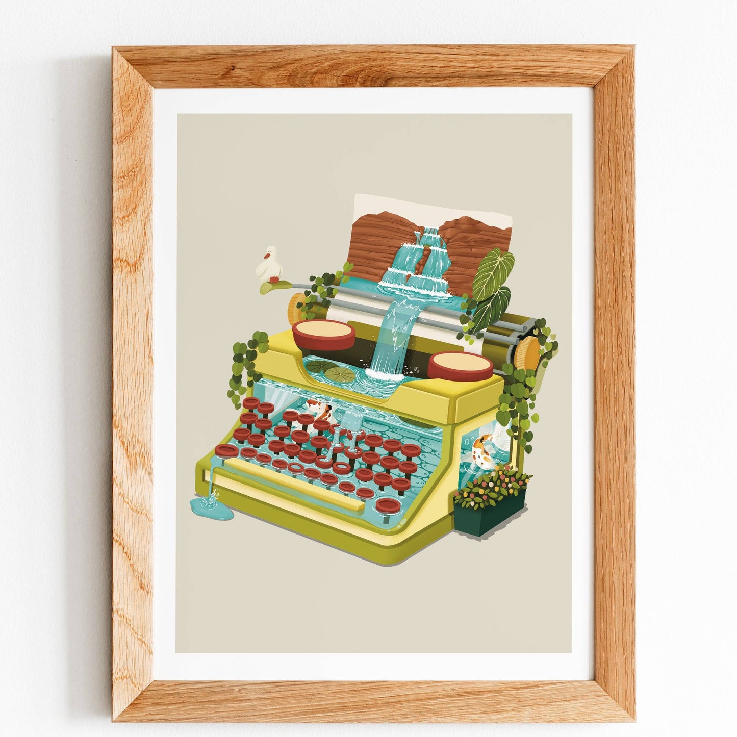 Typewriter Art Print: 5x7