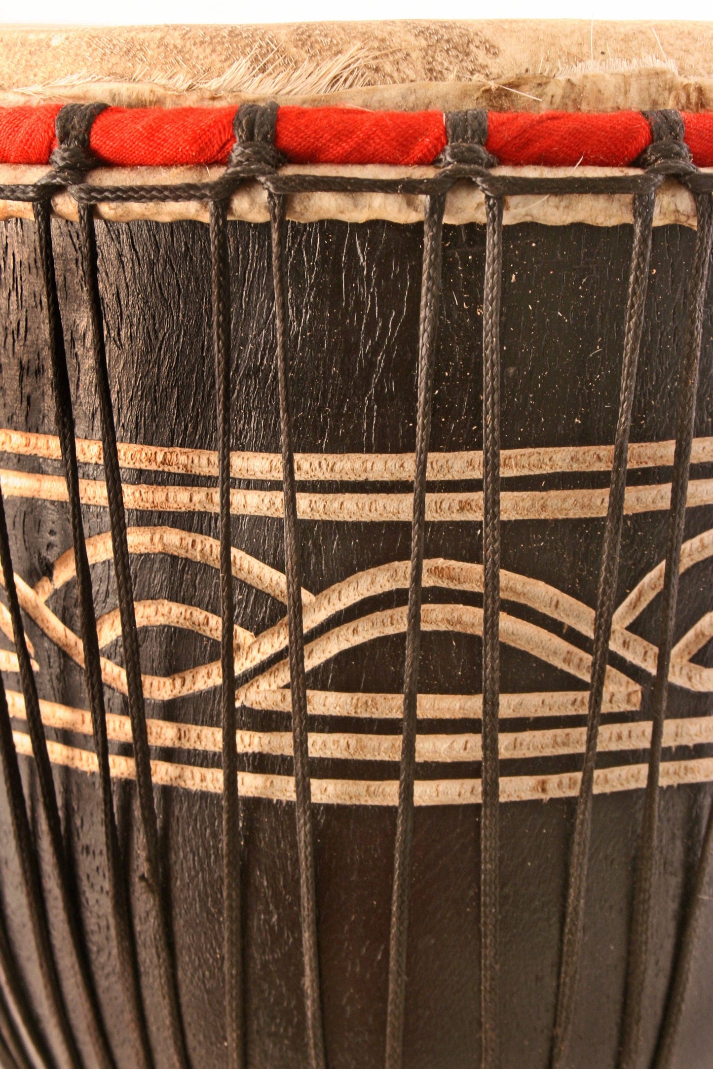 Small Ghanaian Djembe Hand Drums: GH1B Medium Drum