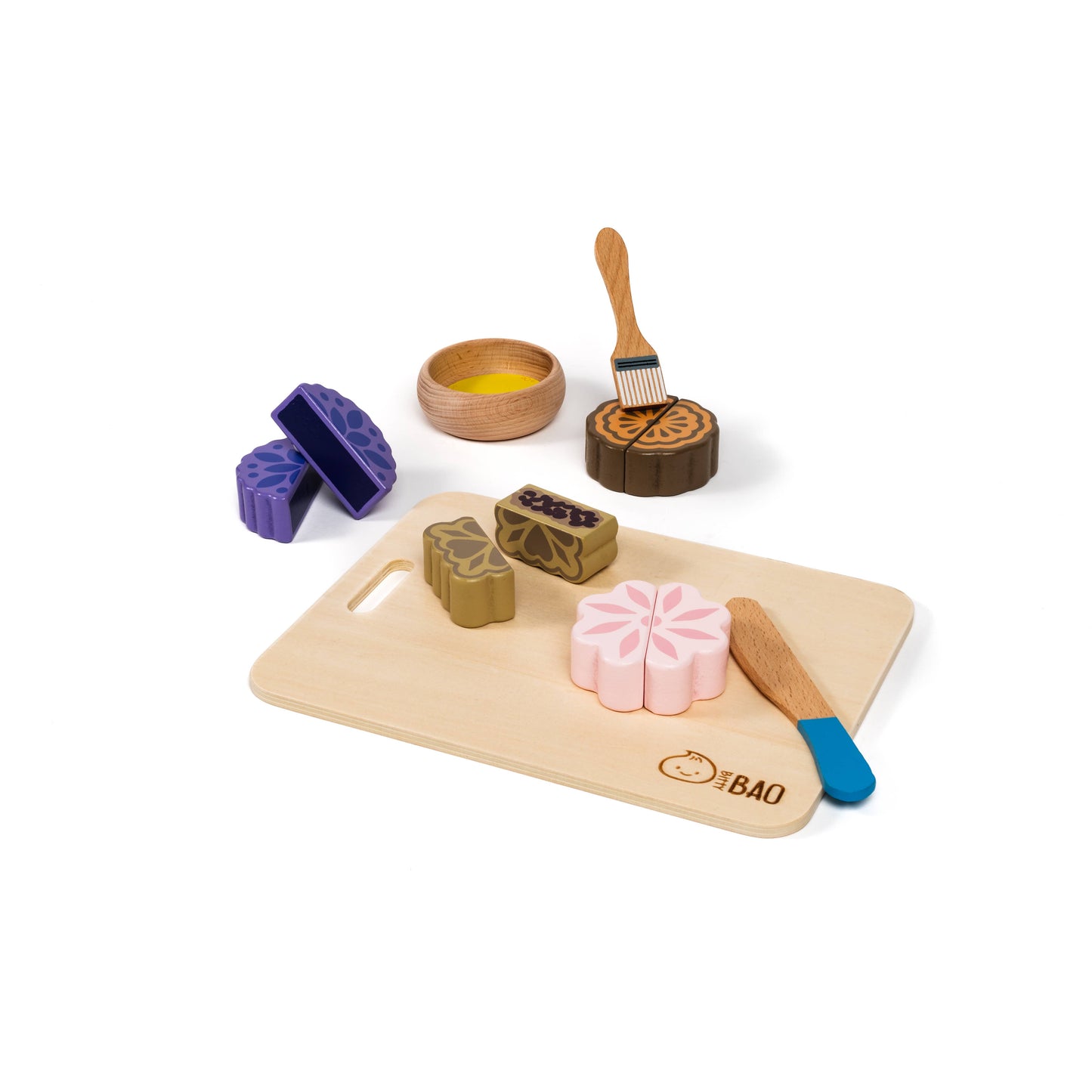 Bitty Bao Wooden & Magnetic Mooncake Toy Set