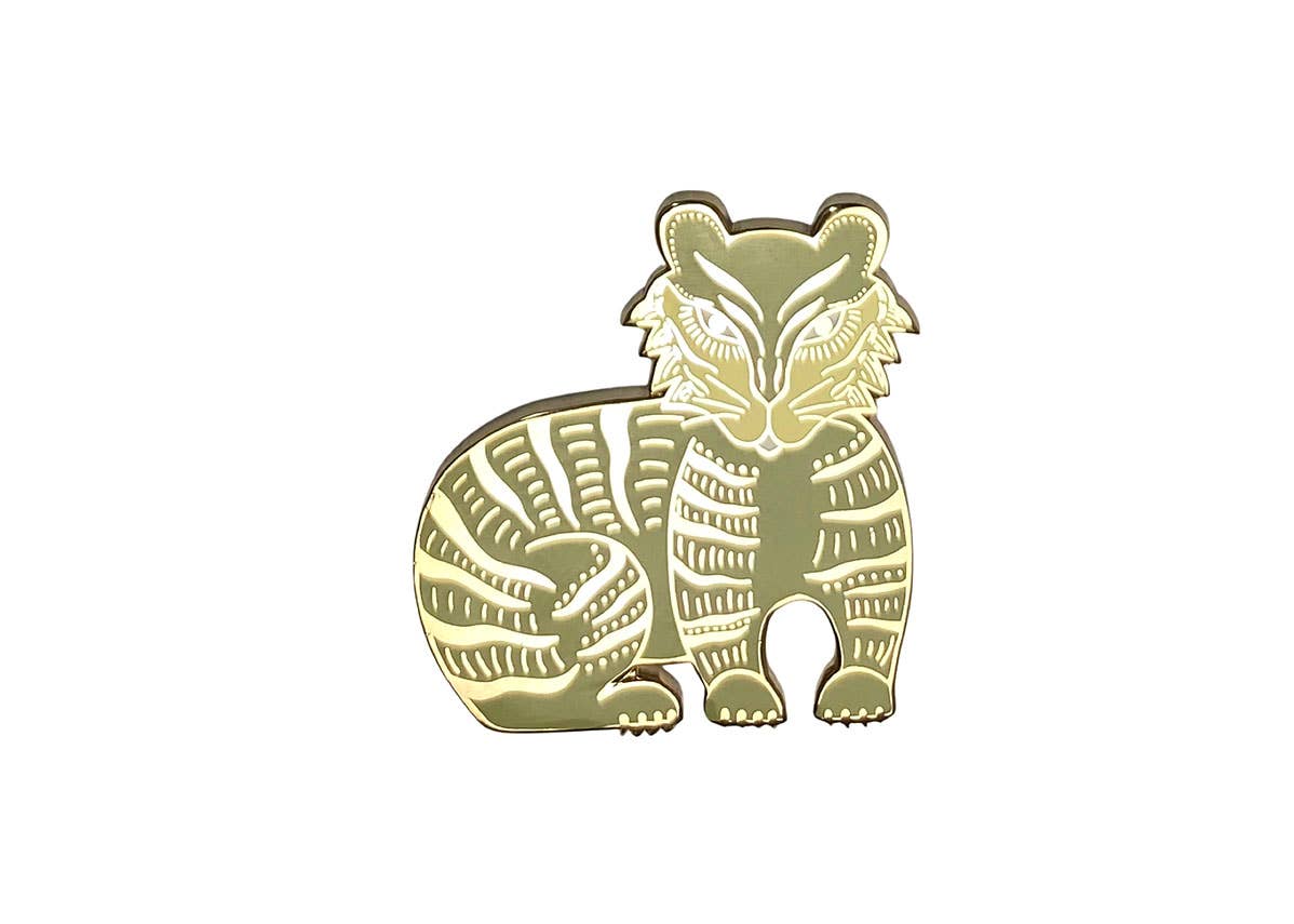 Panther Hard Enamel Pin - 1.25" Jungle Cat Pin