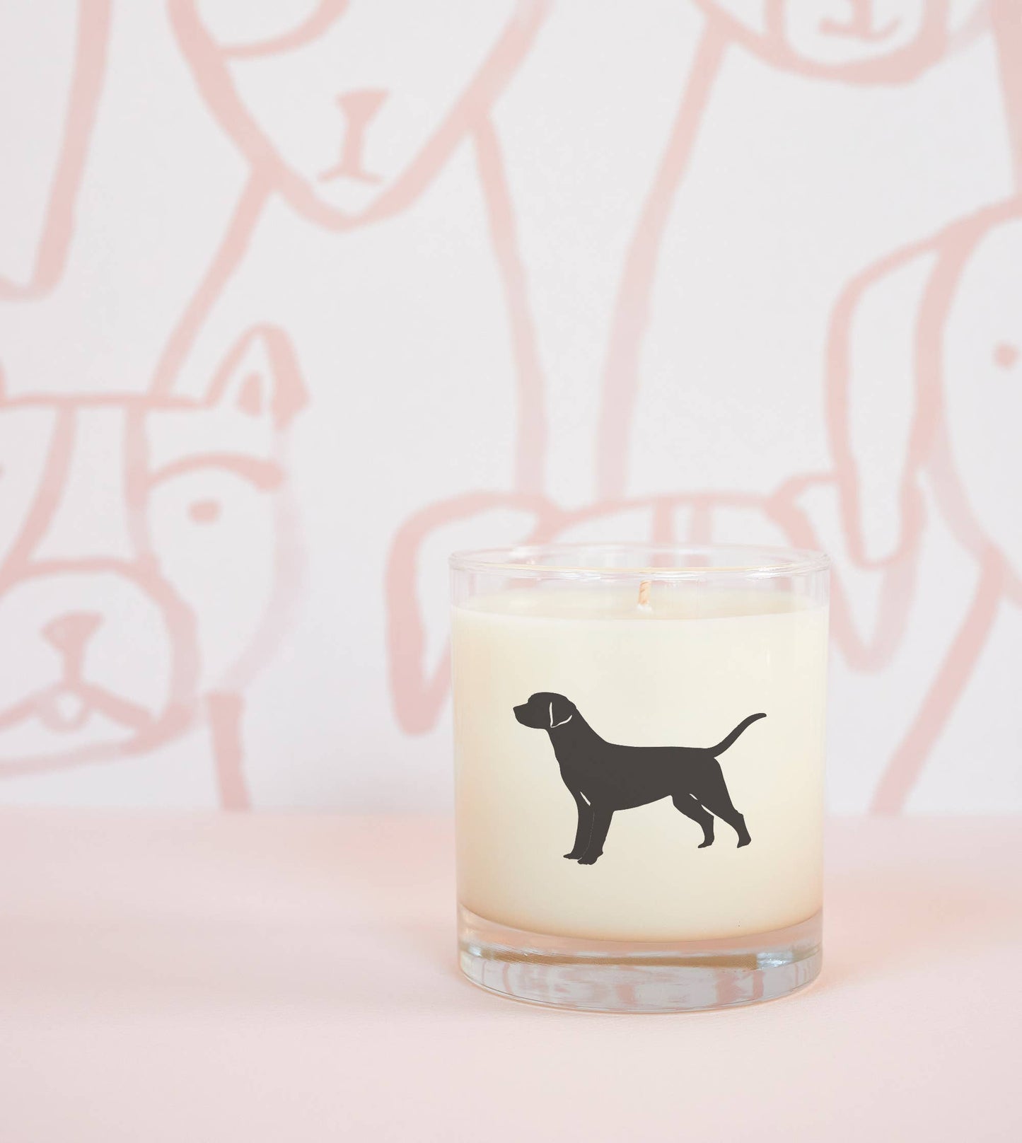 Rescue Dog Breed Soy Candle: Reusable Rocks Glass