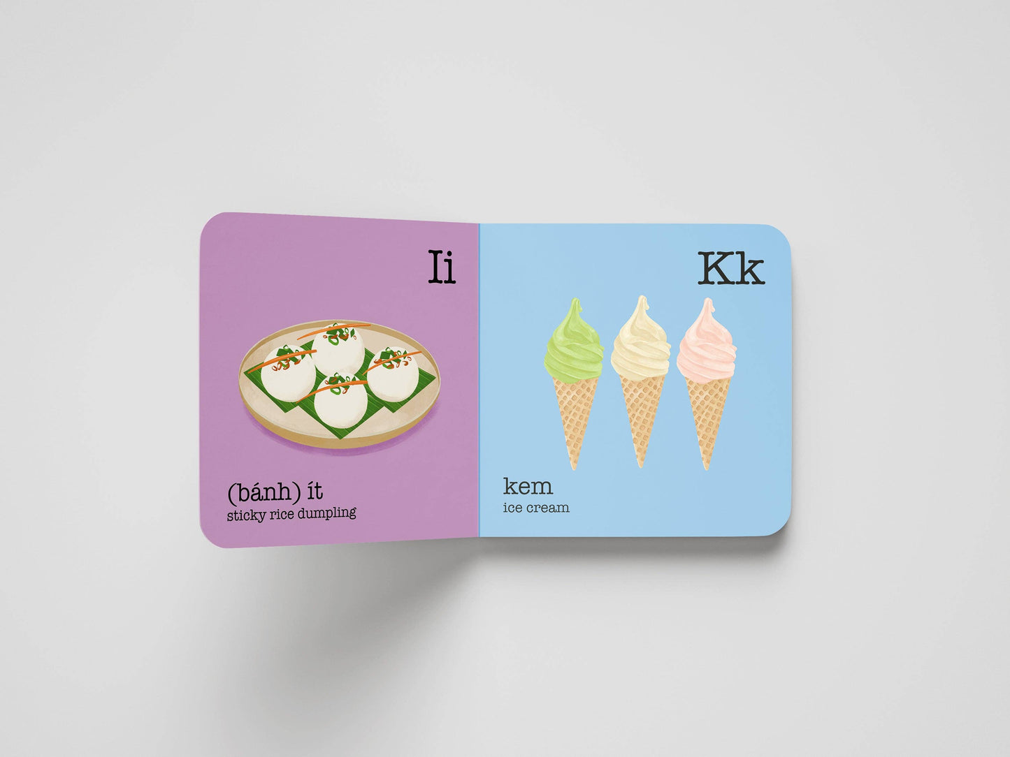 ABC in Vietnamese (Food Edition: A Bilingual Guide to Vietnamese Cuisine): Board Book 7x7in