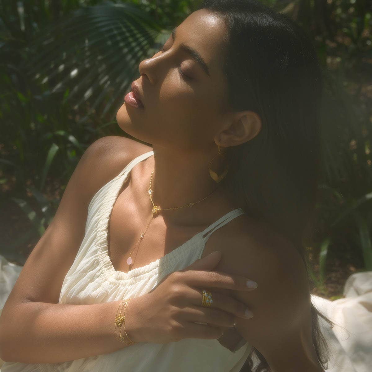 Transformed by Love Lotus Lariat Necklace