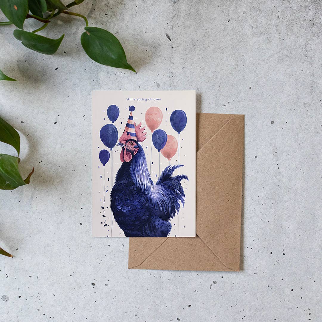Still a spring chicken | Funny Birthday Cards
