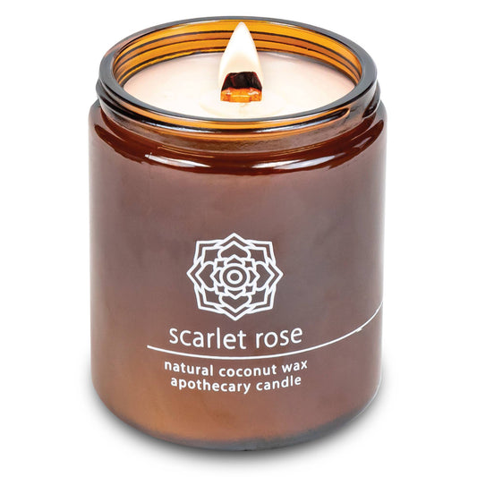 Scarlet Rose | 8 oz Apothecary Candle