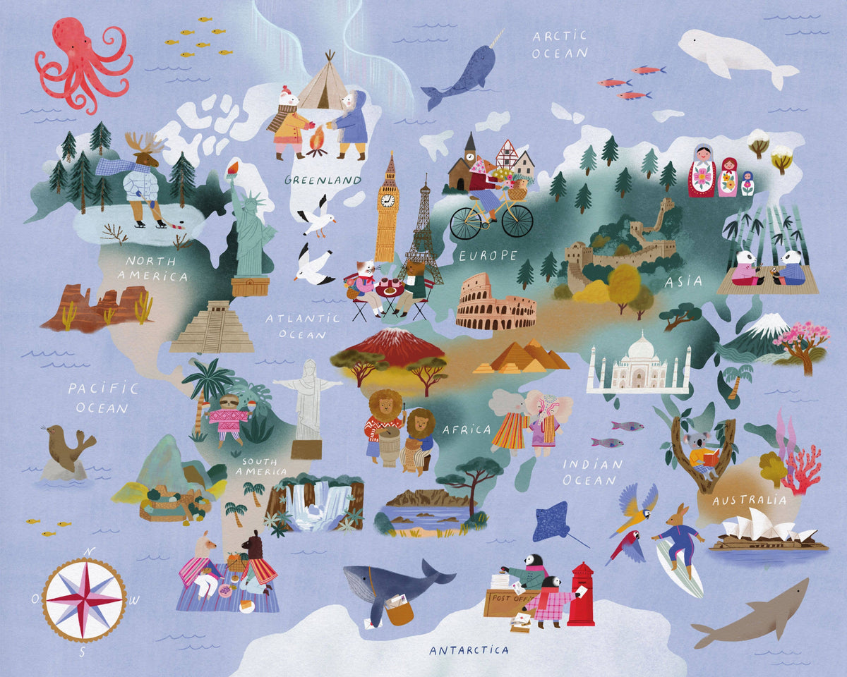 Around the World! A Look & Find Adventure 100 Piece
