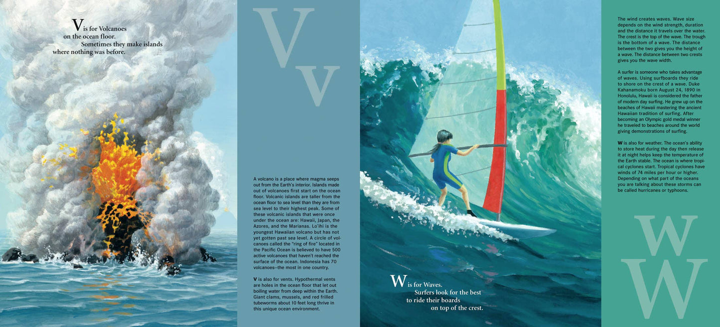 W is for Waves An Ocean Alphabet Picture Book