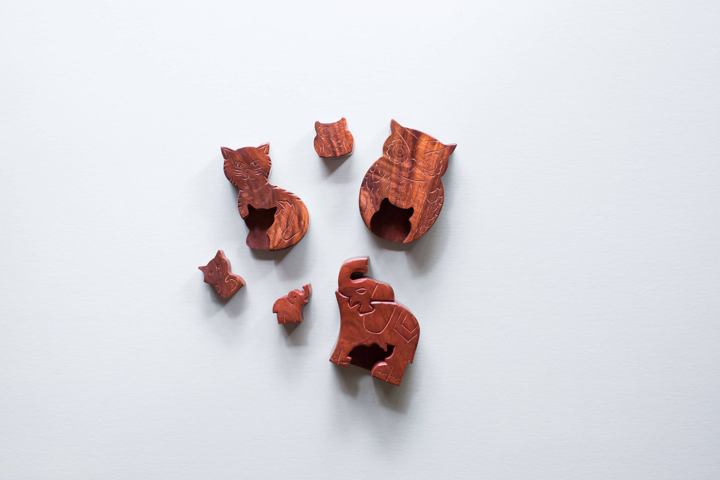 Mama Elephant Puzzle Box