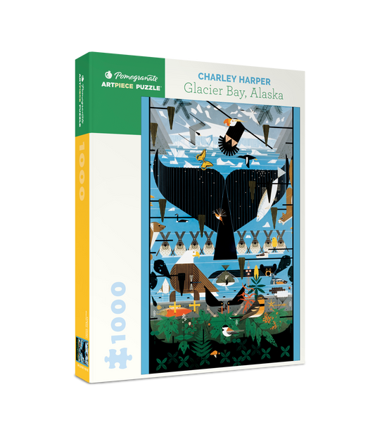Charley Harper: Glacier Bay, Alaska 1000-piece Jigsaw Puzzle