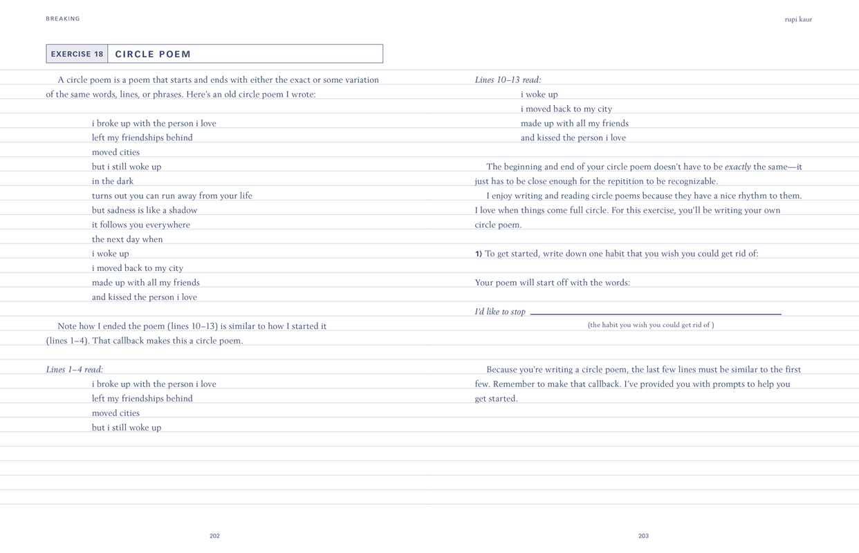 Healing Through Words by Rupi  Kaur