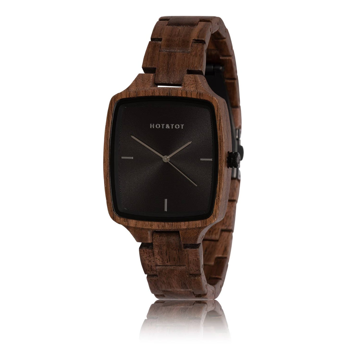 WODAN | Wood watch for men | Sustainable | Square | Silver