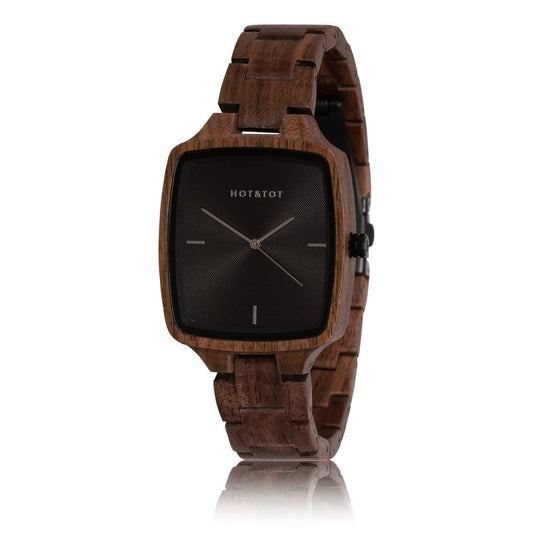 WODAN | Wood watch for men | Sustainable | Square | Silver