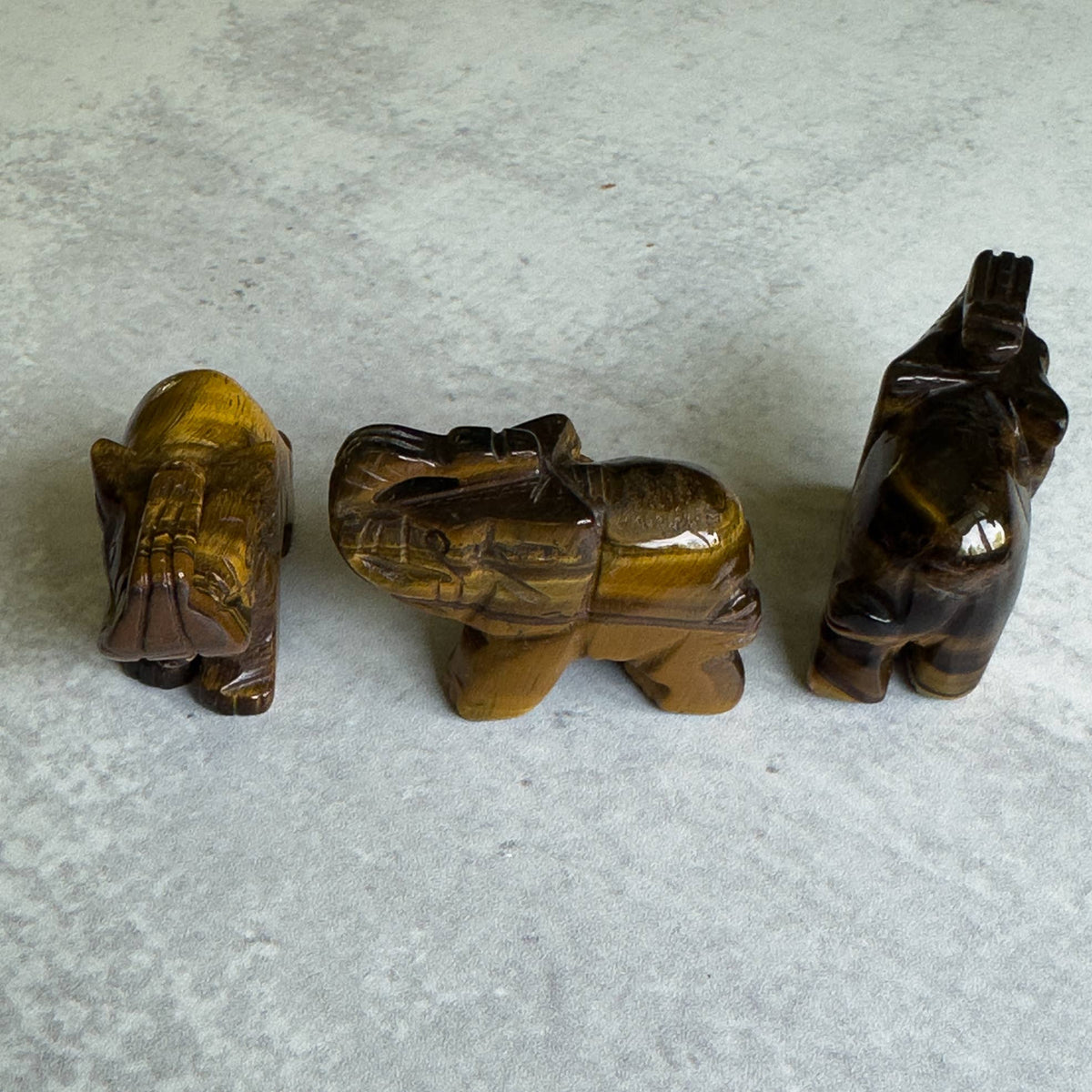 Hand-Carved Gemstone Animal | Elephant