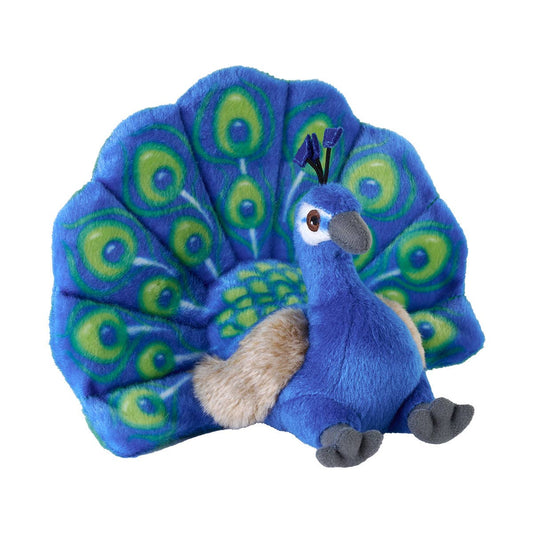 CK-ECO-Mini Peacock Stuffed Animal 8"