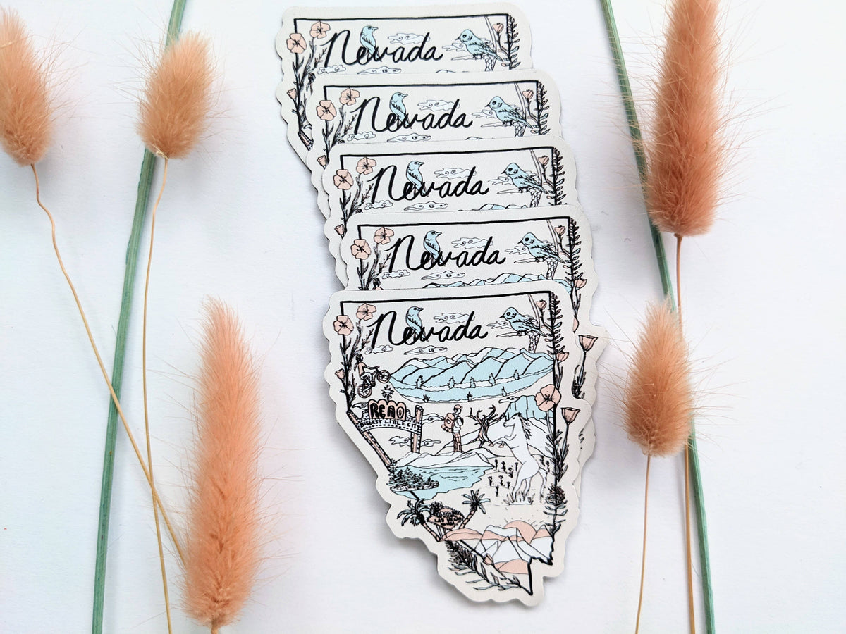 Nevada Magnet, Nevada Souviner, Nevada art