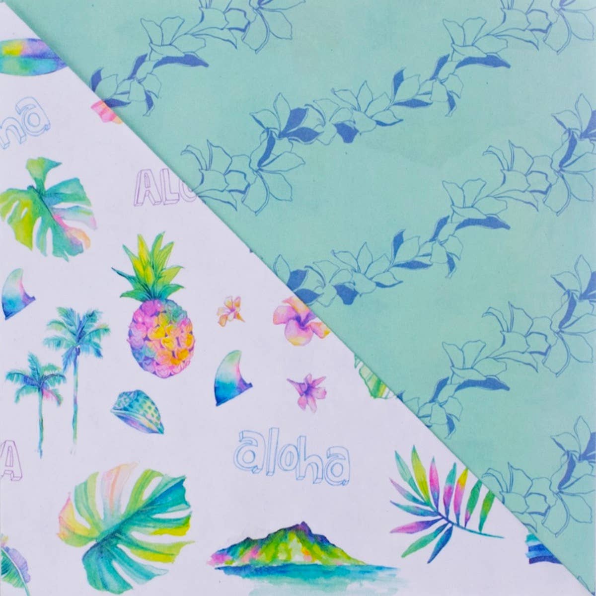 Aloha Fun • DOUBLE_SIDED • EVERYDAY ECO WRAPPING PAPER