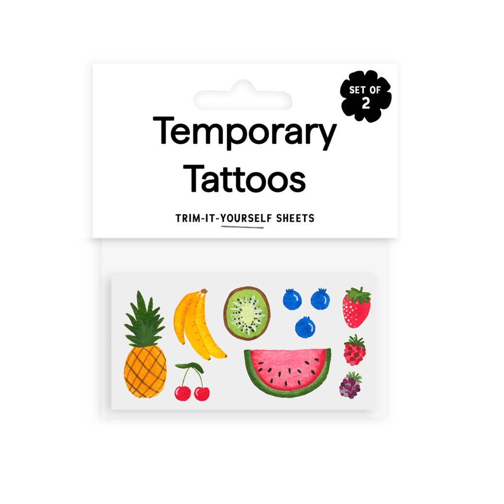 Fruit Fiesta Temporary Tattoos