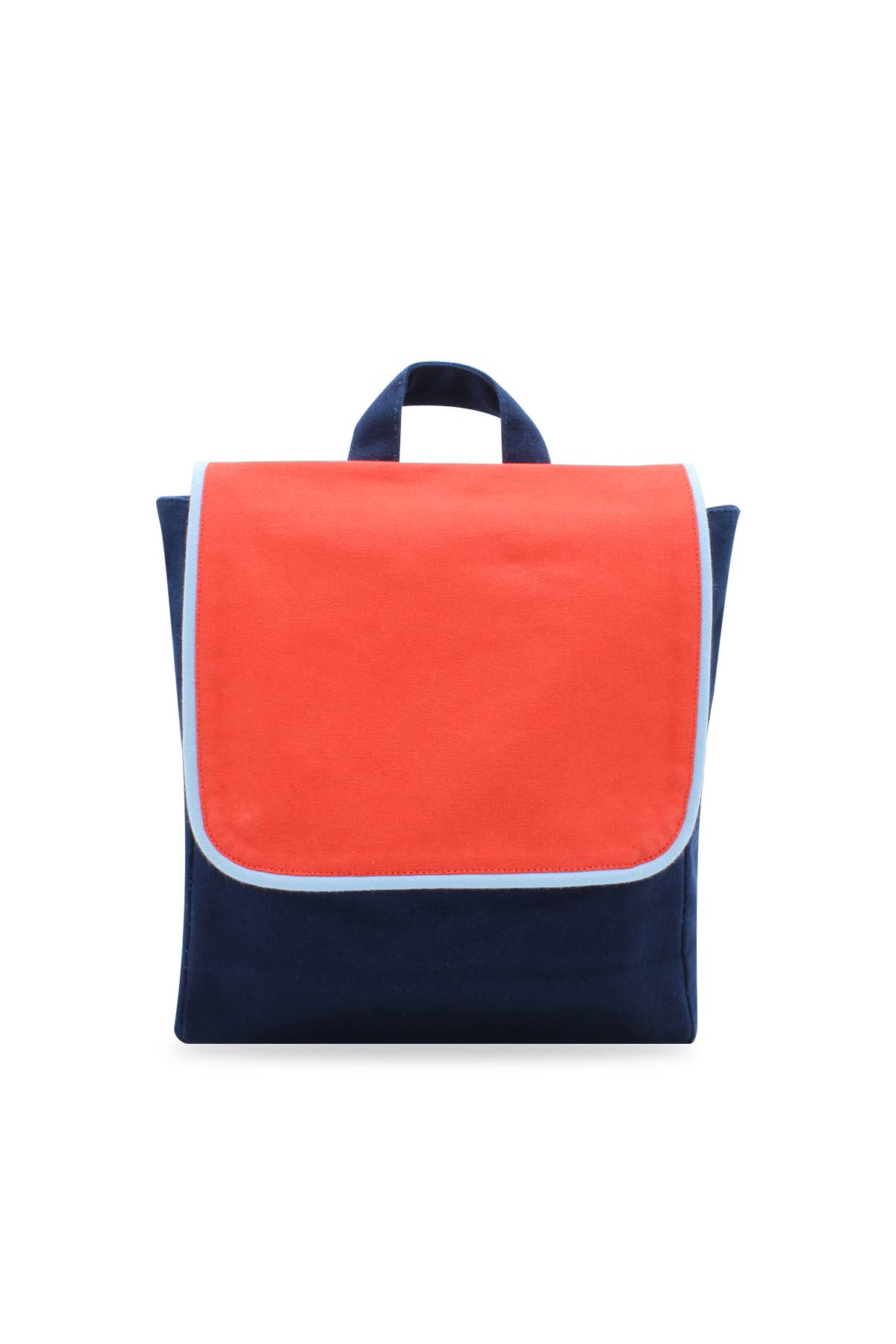 RED/NAVY BLUE RECTANGLE CHILDREN'S BACKPACK