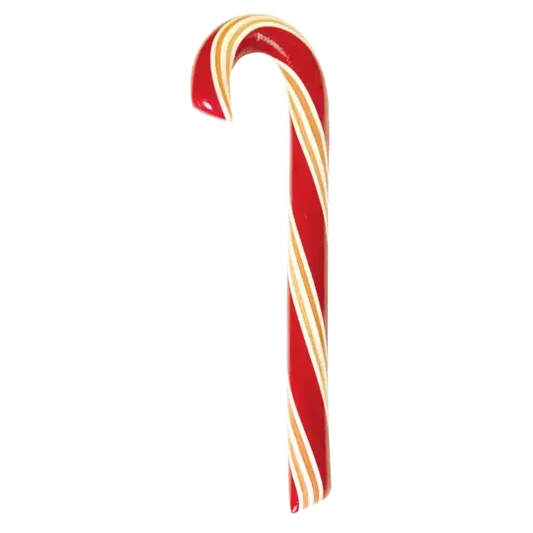 Organic Hand-Spun Jumbo Candy Cane - Mint - 1.75 oz